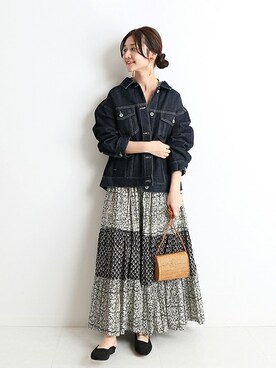 「SLOBE IENA（スローブイエナ）のアイテム（その他シューズ）」を使った、Chikaさん（レディース・158cm）の冬コーディネート