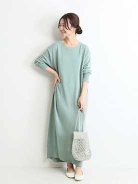 Chikaさん（レディース・158cm）の冬コーディネート