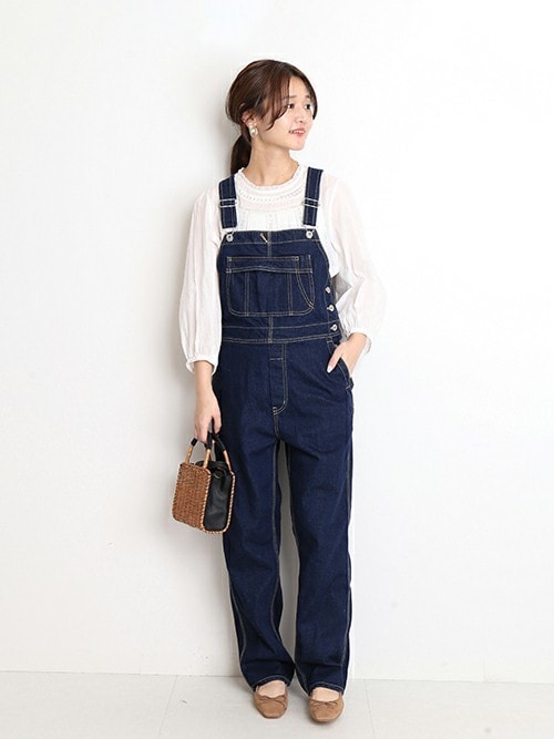IENA（イエナ）の「LE DENIM スリムオーバーオール◇（サロペット