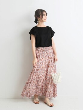 Chikaさん（レディース・158cm）の春コーディネート