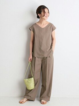 Chikaさん（レディース・158cm）の春コーディネート