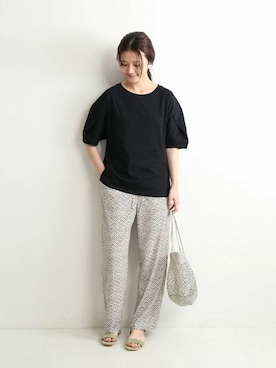 Chikaさん（レディース・158cm）の夏コーディネート