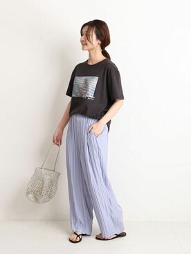 Chikaさん（レディース・158cm）の夏コーディネート