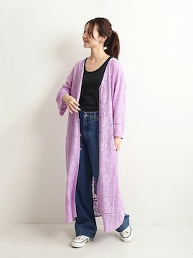 Chikaさん（レディース・158cm）の夏コーディネート