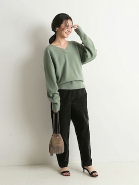 Chikaさん（レディース・158cm）の秋コーディネート