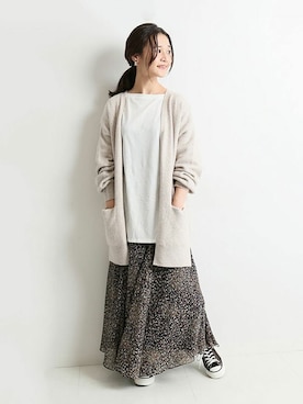 Chikaさん（レディース・158cm）の秋コーディネート