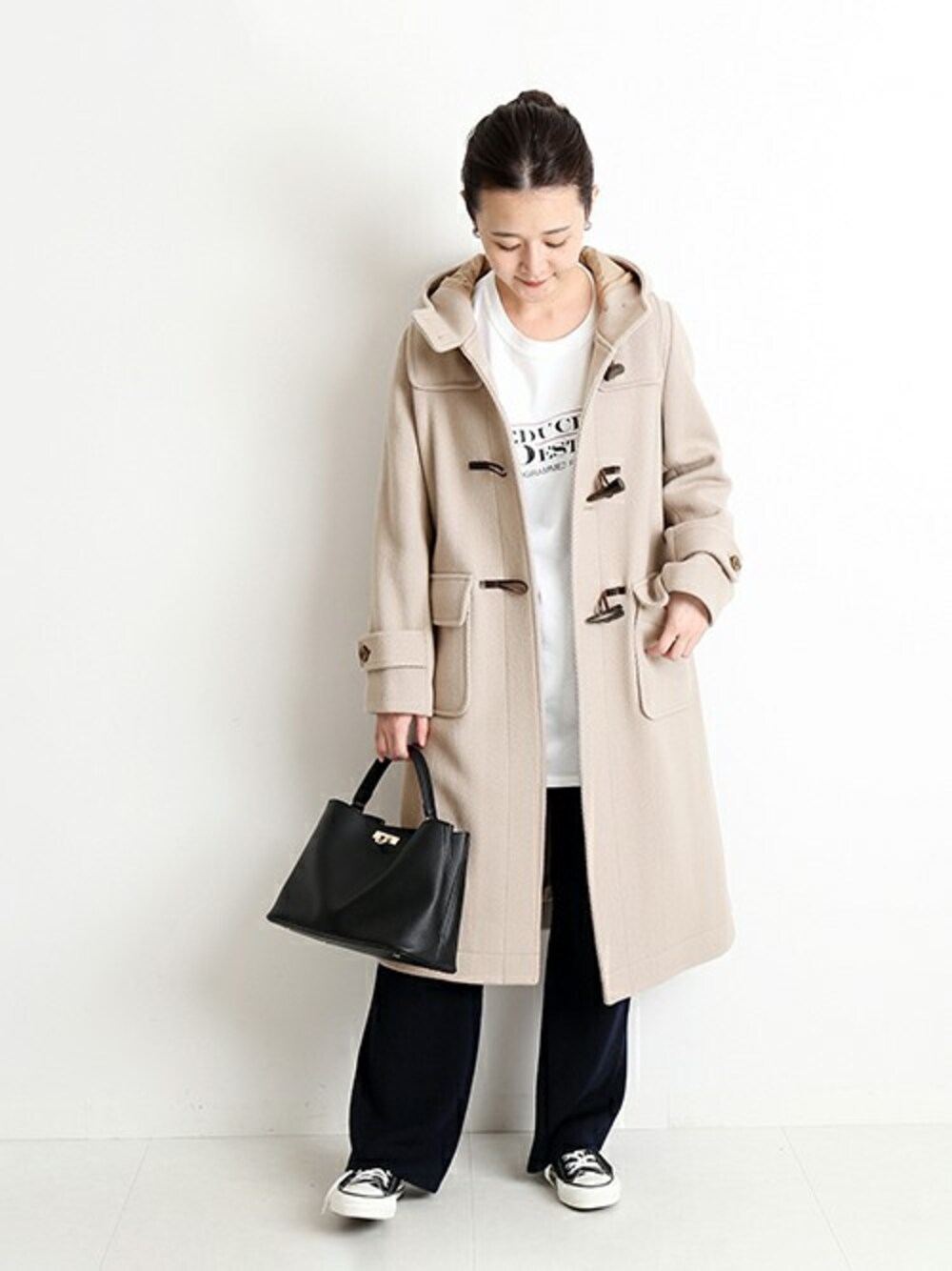 SLOBE IENA　ヘリンボーンダッフルコート SLOBE IENA（スローブイエナ）の「ヘリンボーンダッフルコート