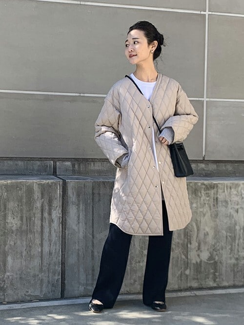 SLOBE IENA（スローブイエナ）の「RENU キルティングロングブルゾン