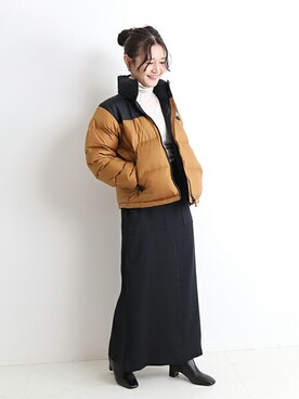 「SLOBE IENA（スローブイエナ）の【ROVERETO/ロベレート】スクエアステッチブーツ◆（ブーツ）」を使った、Chikaさん（レディース・158cm）の秋コーディネート