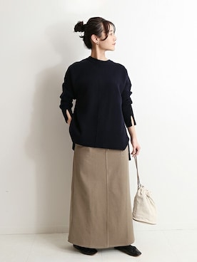 Chikaさん（レディース・158cm）の冬コーディネート