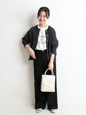 Chikaさん（レディース・158cm）の冬コーディネート