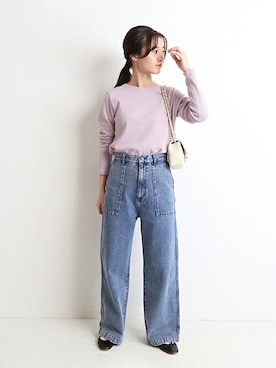 Chikaさん（レディース・158cm）の冬コーディネート