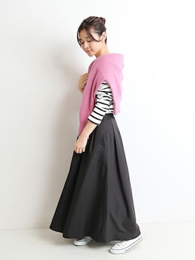 Chikaさん（レディース・158cm）の冬コーディネート