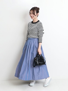 Chikaさん（レディース・158cm）の冬コーディネート