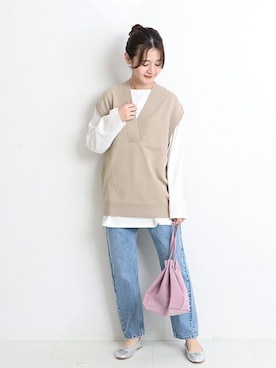 Chikaさん(レディース・158cm)の冬コーディネート