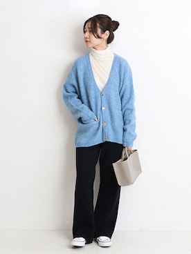 Chikaさん（レディース・158cm）の冬コーディネート