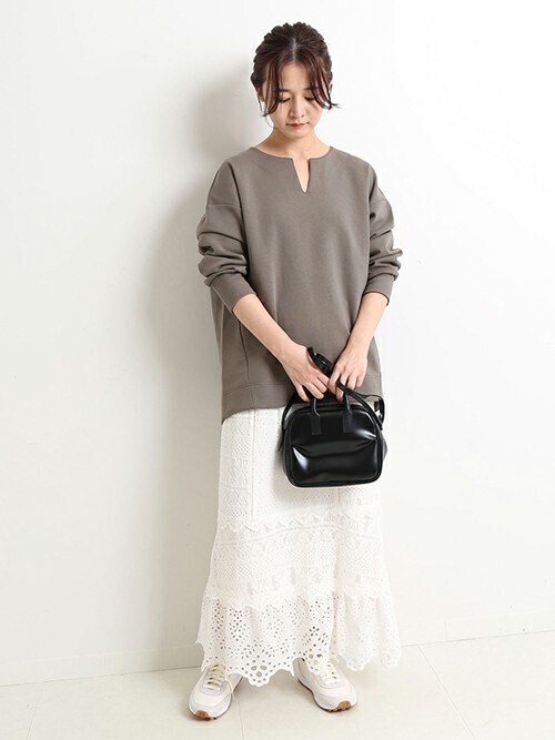 【未使用】SLOBE IENA  ダンボールコクーンプルオーバー 手洗い可能 SLOBE IENA - 【未使用】SLOBE IENA ダンボールコクーンプルオーバー