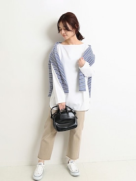 Chikaさん（レディース・158cm）の冬コーディネート