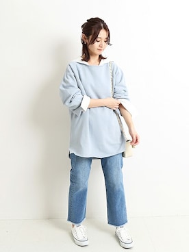 Chikaさん（レディース・158cm）の冬コーディネート