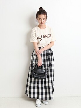 「SLOBE IENA（スローブイエナ）のアイテム（ボストンバッグ）」を使った、Chikaさん（レディース・158cm）の冬コーディネート