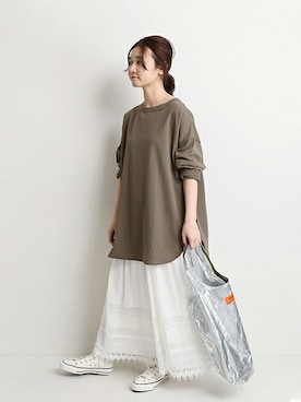 Chikaさん（レディース・158cm）の冬コーディネート