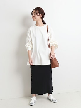 Chikaさん（レディース・158cm）の冬コーディネート