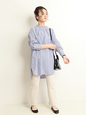 Chikaさん（レディース・158cm）の春コーディネート