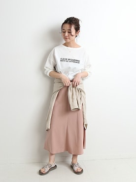 Chikaさん（レディース・158cm）の春コーディネート