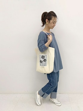 Chikaさん（レディース・158cm）の春コーディネート