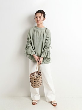 Chikaさん(レディース・158cm)の春コーディネート