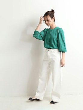 Chikaさん（レディース・158cm）の春コーディネート