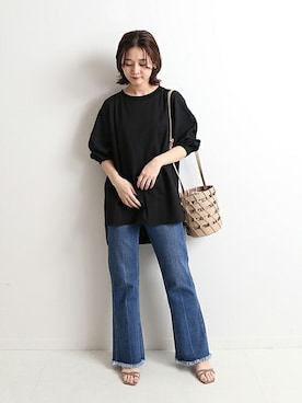 Chikaさん（レディース・158cm）の春コーディネート