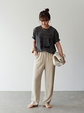 Chikaさん（レディース・158cm）の夏コーディネート