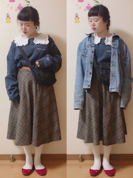 kanamiさん（レディース・148cm）の春コーディネート