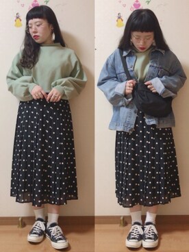 knminiさん（レディース・148cm）の冬コーディネート