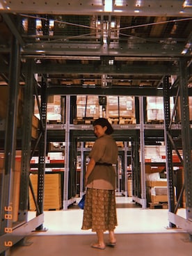 「F-TROUPE（エフトゥループ）のアイテム」を使った、knminiさん（レディース・148cm）の夏コーディネート