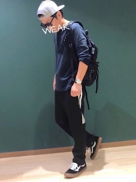 「IGNIO（イグニオ）のアイテム」を使った、Naoyanさん（メンズ・168cm）の秋コーディネート