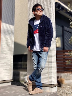 「サーフ」｜Naoyanさん（メンズ・168cm・40代）の冬コーディネート