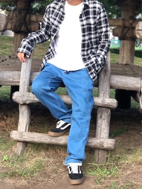 「jiggys shop（ジギーズショップ）のアイテム」を使った、Naoyanさん（メンズ・168cm・40代）の秋コーディネート