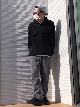 「IGNIO（イグニオ）のアイテム」を使った、Naoyanさん（メンズ・168cm）の冬コーディネート