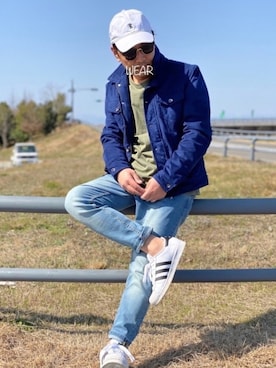 「アイテム（ブルゾン）」を使った、Naoyanさん（メンズ・168cm・40代）の冬コーディネート