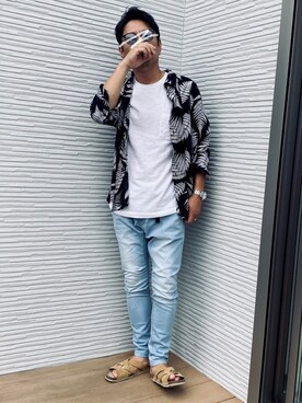 「penta（ペンタ）のアイテム」を使った、Naoyanさん（メンズ・168cm）の夏コーディネート
