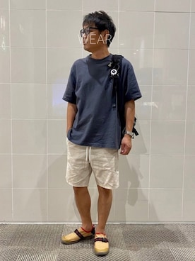 「gravity（グラビティー）のアイテム（キーケース/キーアクセサリー）」を使った、Naoyanさん（メンズ・168cm）の夏コーディネート
