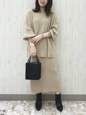 manaty.さん（レディース・159cm）の冬コーディネート