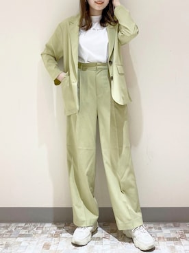 「GRL（グレイル）のアイテム（スニーカー）」を使った、manaty.さん（レディース・159cm）の春コーディネート