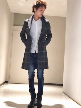 「GOSTAR DE FUGA（ゴスタール ジフーガ）のアイテム（ジャケット/アウター）」を使った、GOSTARDEFUGA_KAZUさん（メンズ・177cm）の秋コーディネート
