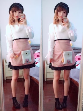 「mon Lily（モンリリィ）のアイテム」を使った、fanfanさん（レディース・157cm）の春コーディネート