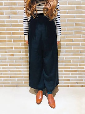 「アイテム（ブーティ）」を使った、enchantedさん（レディース・165cm）の冬コーディネート