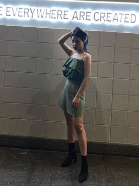 「mall」｜Mikasaさん（レディース・157cm）の夏コーディネート