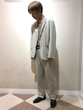 「ペールトーン」｜「アイテム（その他アウター）」を使った、Ryoma  さん（メンズ・177cm）の春コーディネート